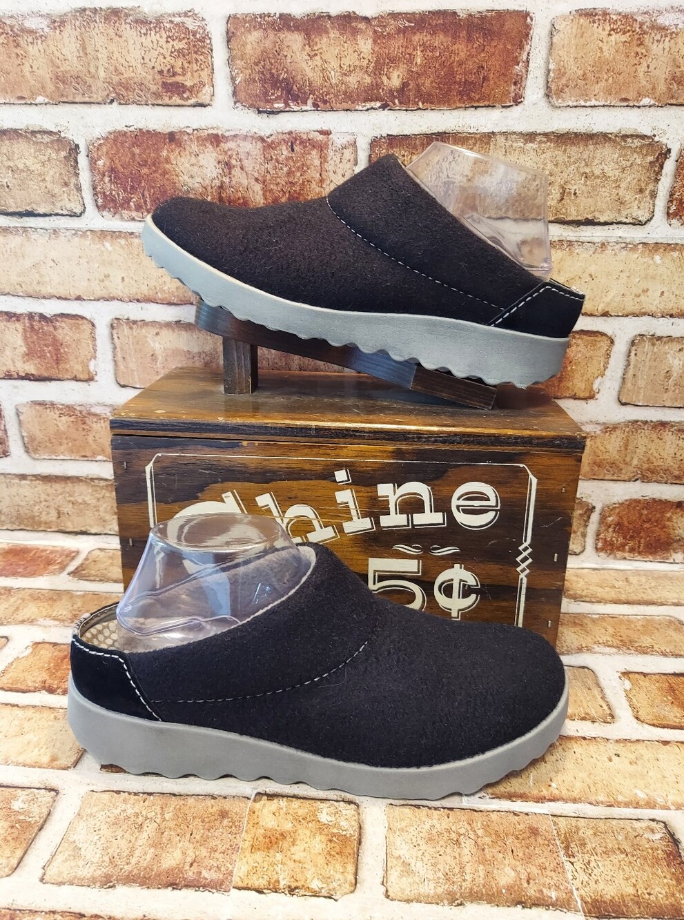 Pre-owned 2021 Dansko Lucie Wool Slip On Mule